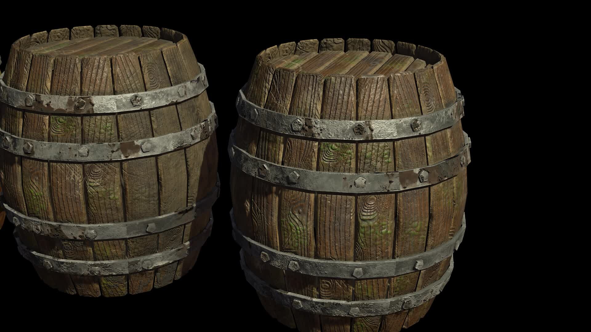 Artstation - 3d Barrel