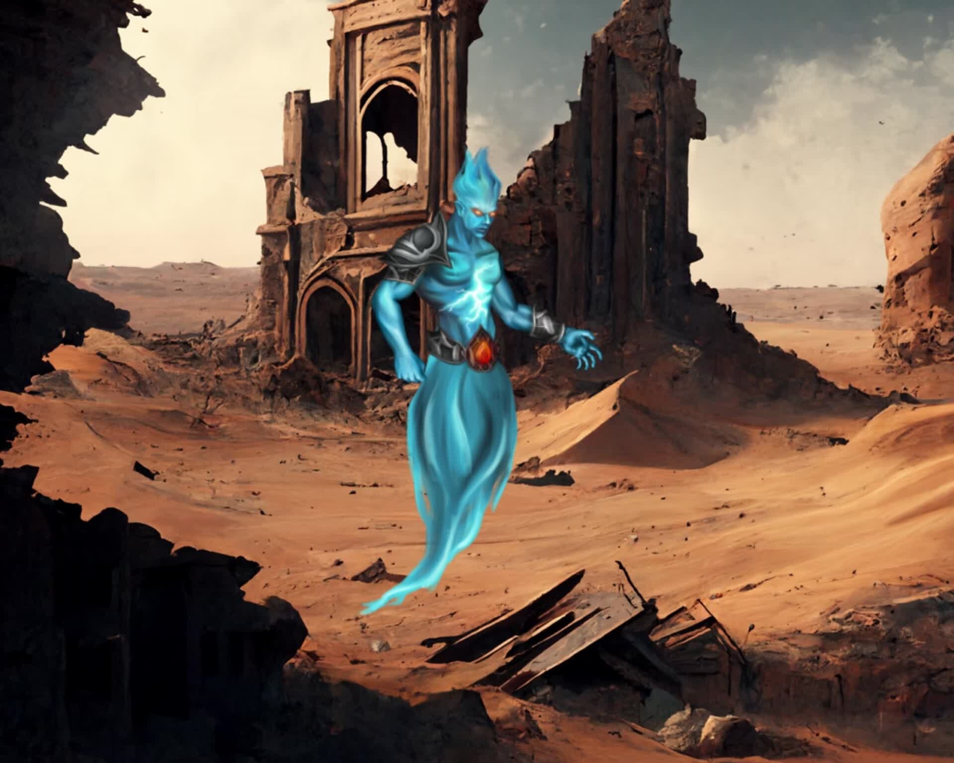ArtStation - Jinn Of Lightning