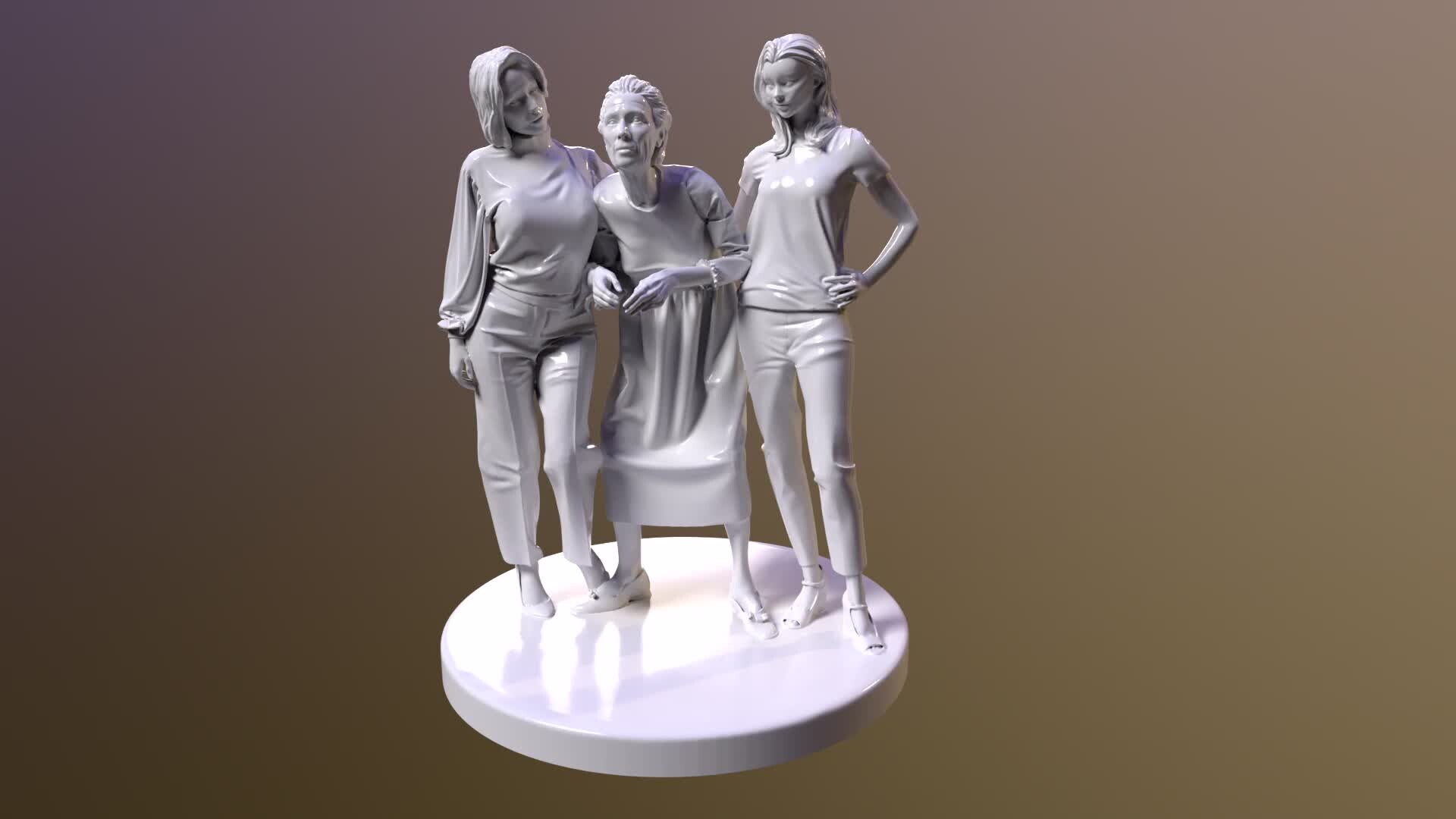 Artstation mother s day 3d print sculptures