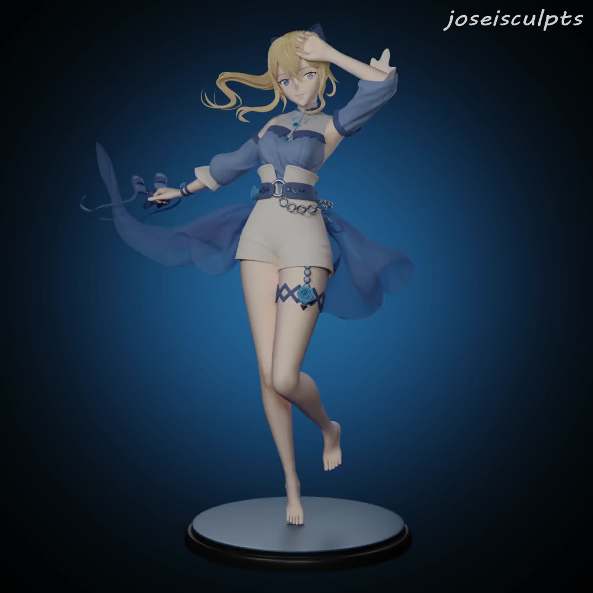 Figuras De 26cm Genshined Impact Jean Gunnhildr Cosplay