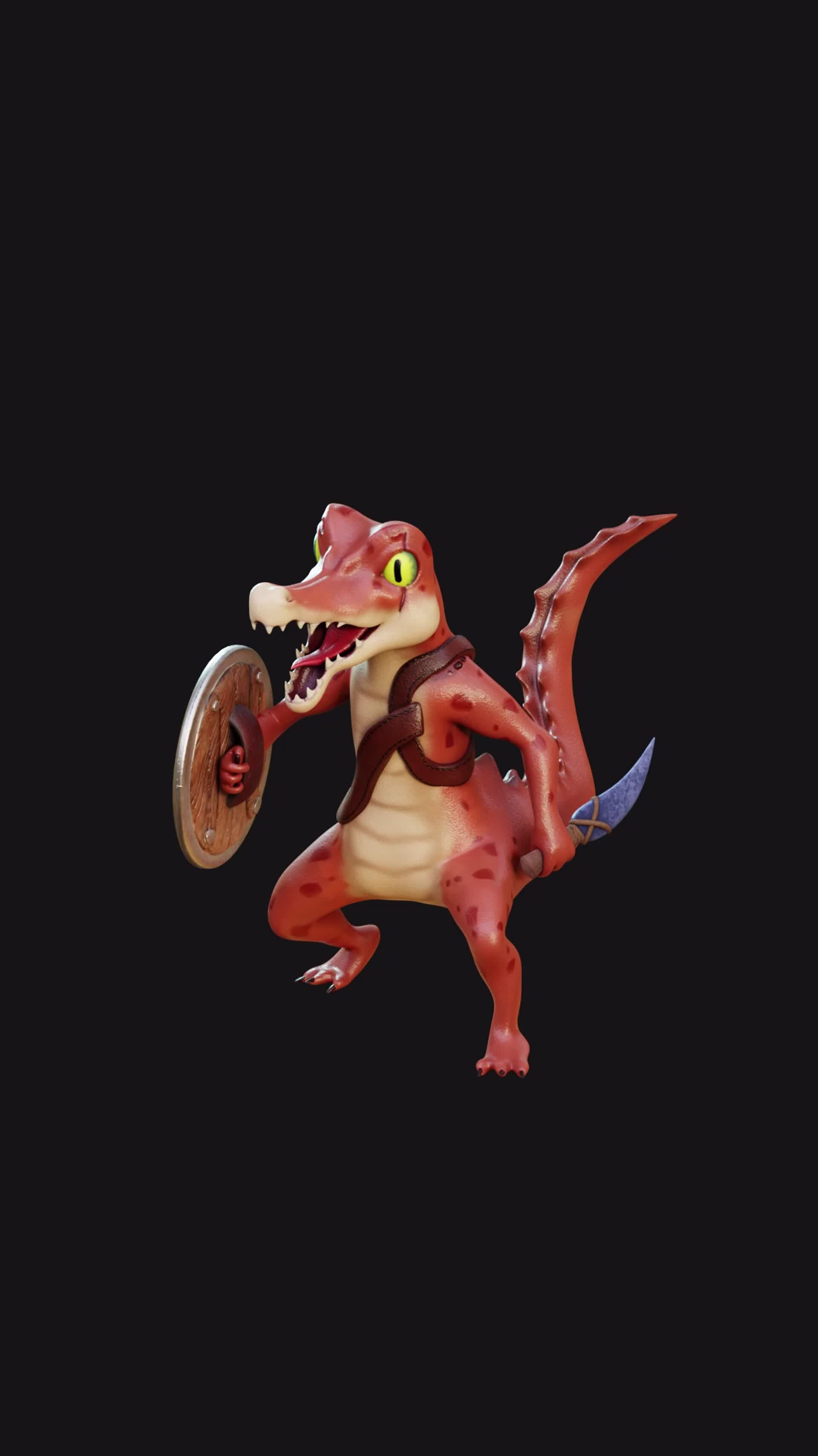 ArtStation "Karn the Croco Warrior".