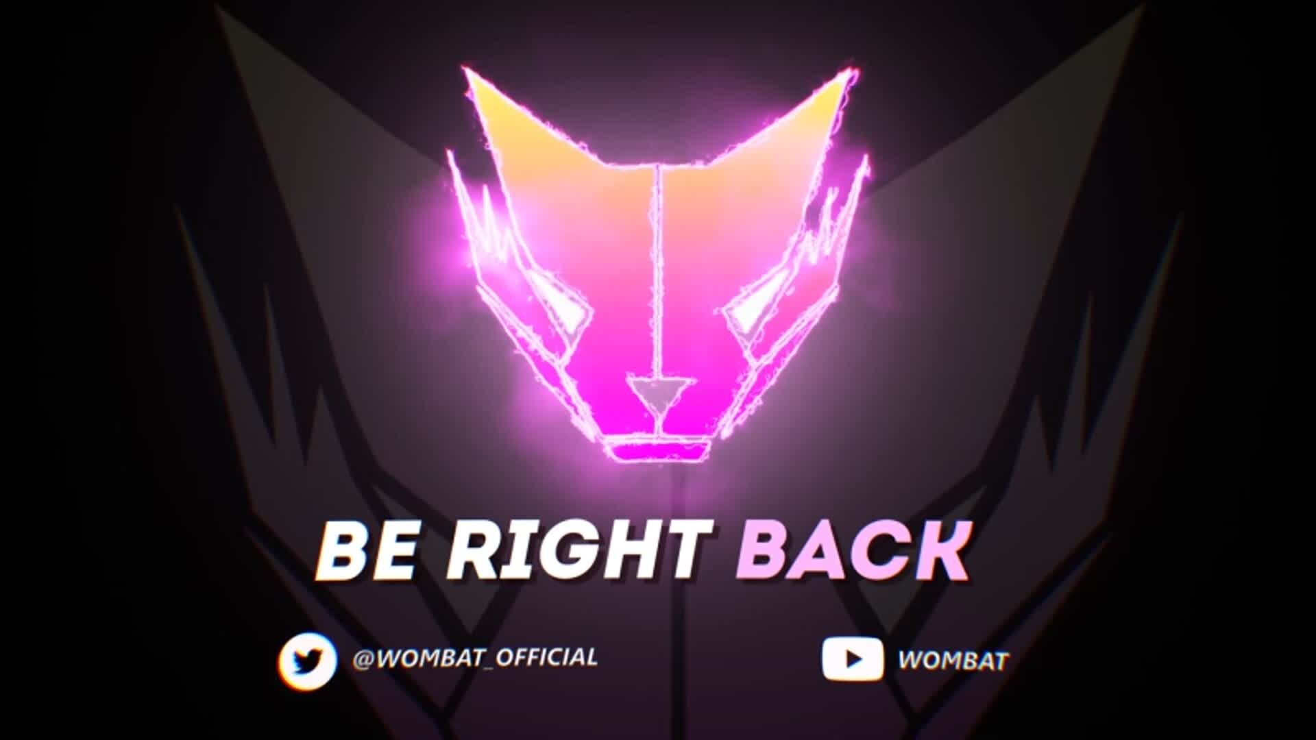 ArtStation - be right back screen