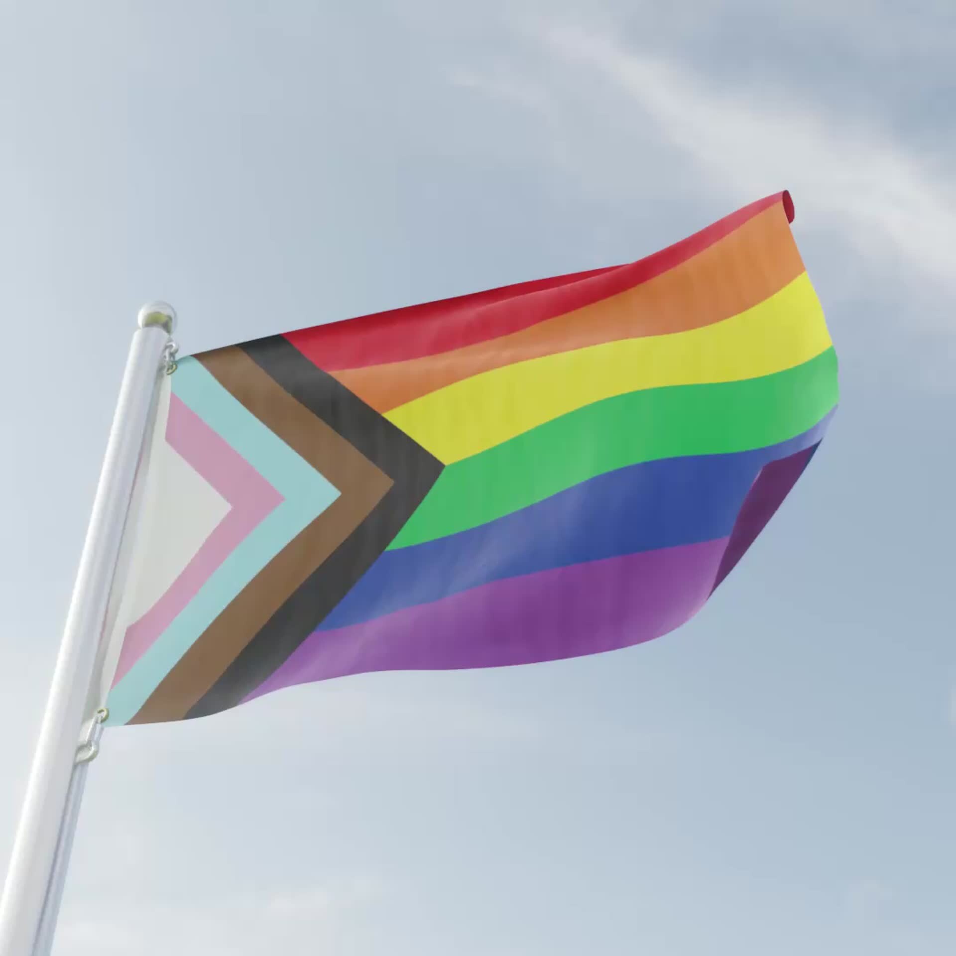 ArtStation - Pride Flag in Wind