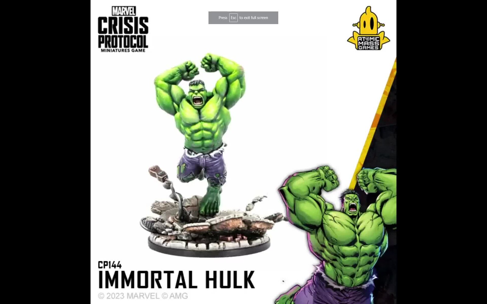 Immortal Hulk for Marvel: Crisis Protocol