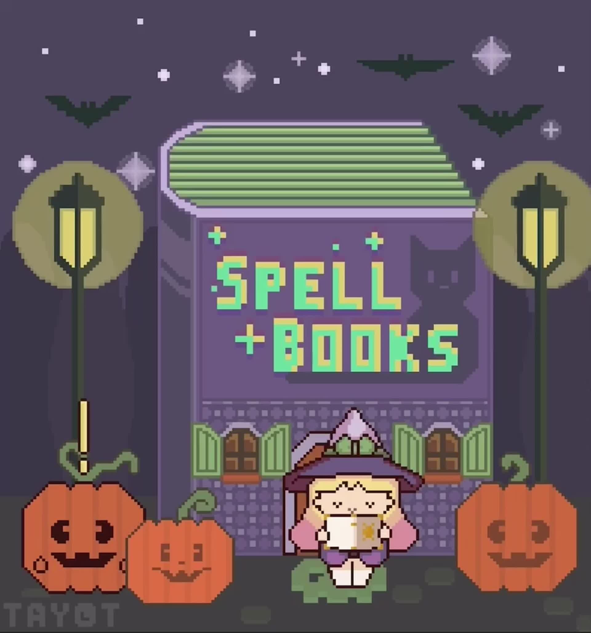 ArtStation Spell book Library