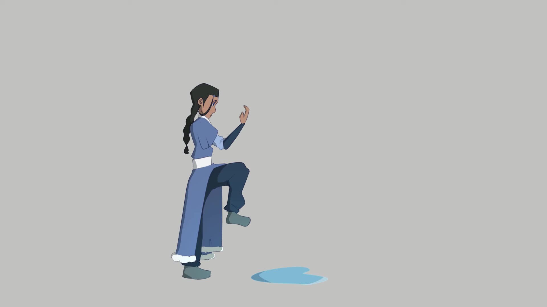 Leah Katara Waterbending Animation