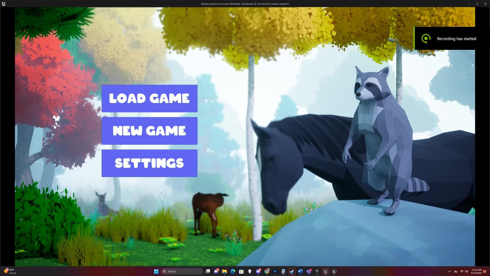 ArtStation - Raccoon Rider Unreal 5 Game