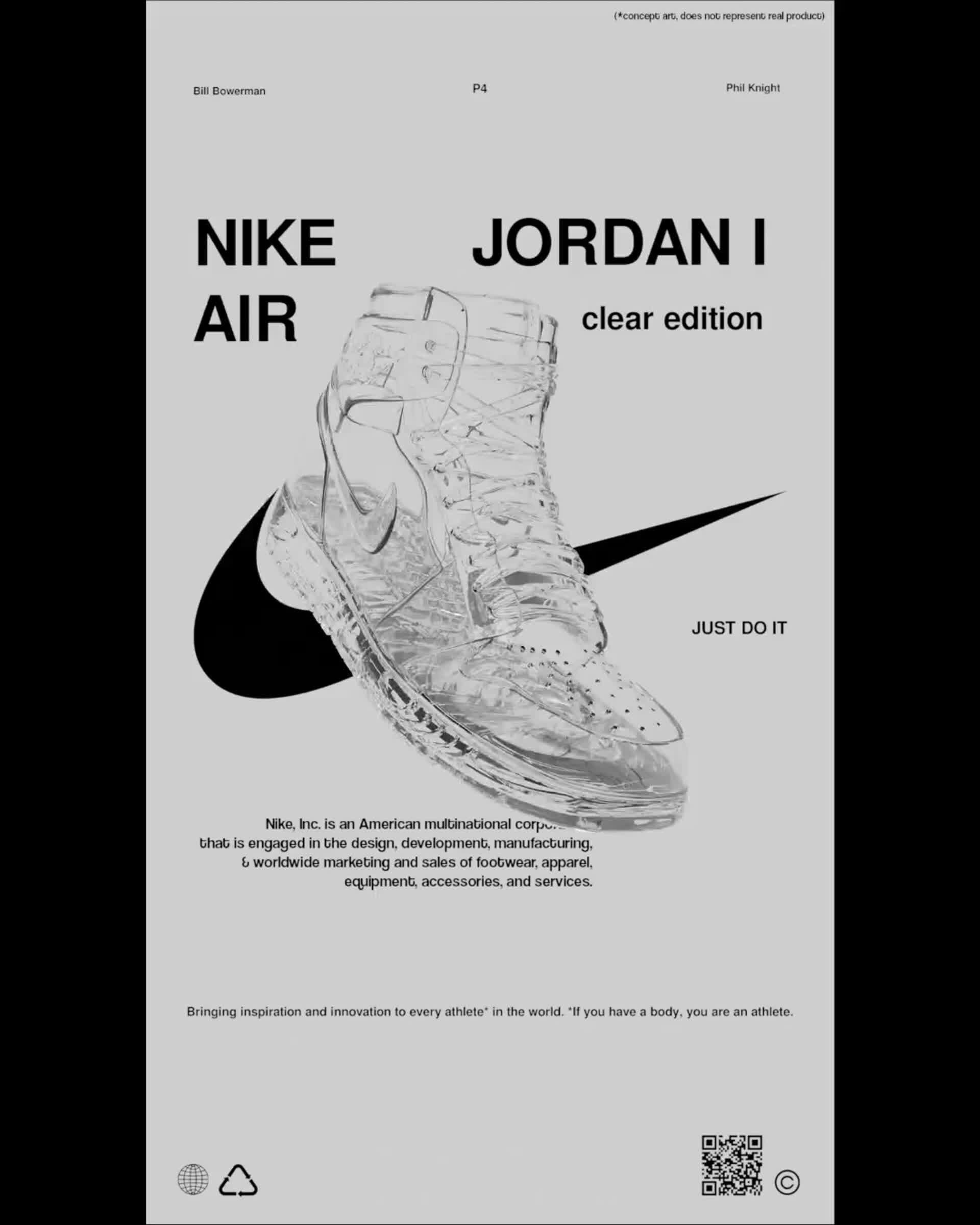 ArtStation - NIKE AIR 1 JORDAN CLEAR EDITION ANIMATION