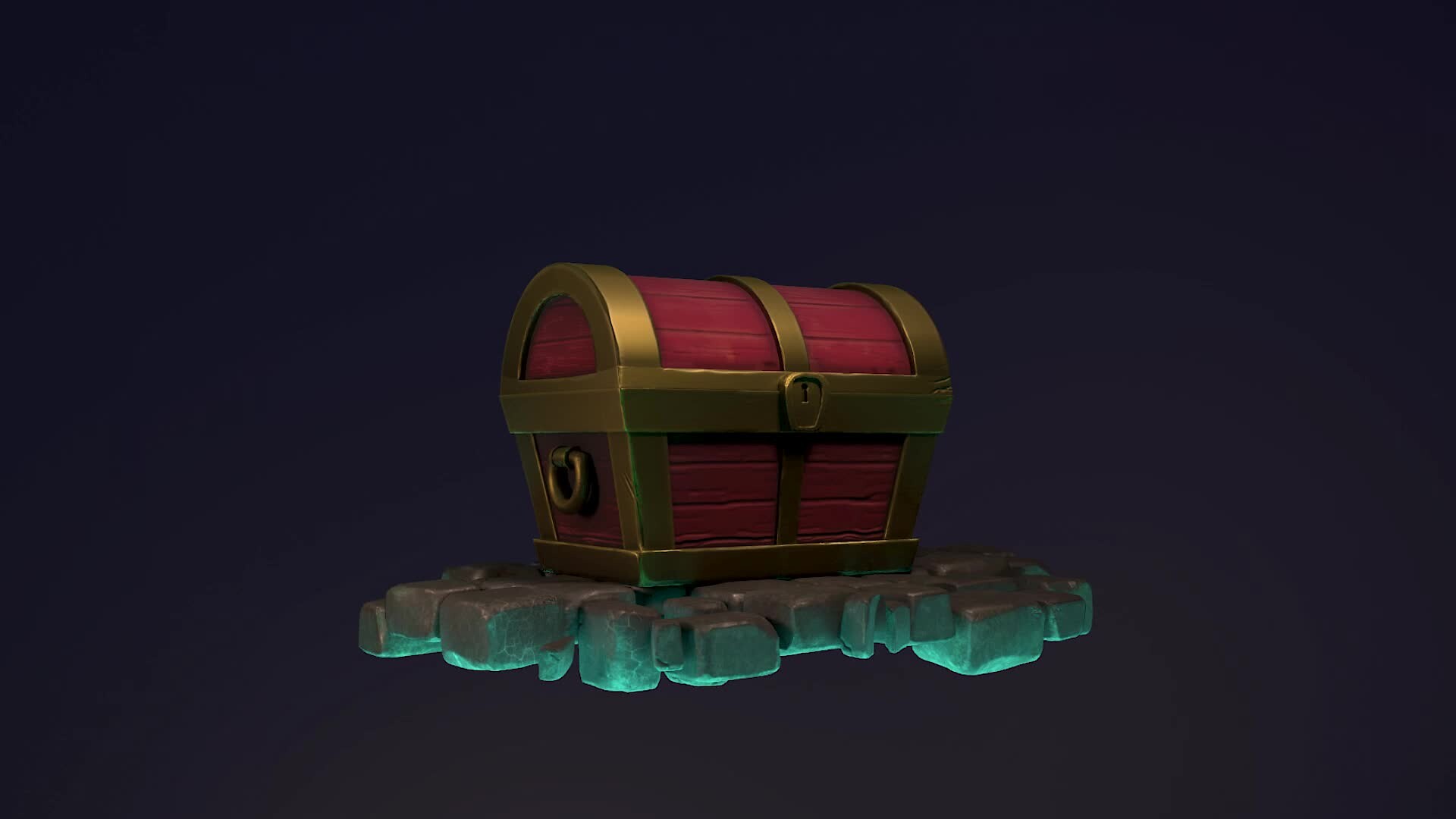 ArtStation - 3D stylized Treasure chest