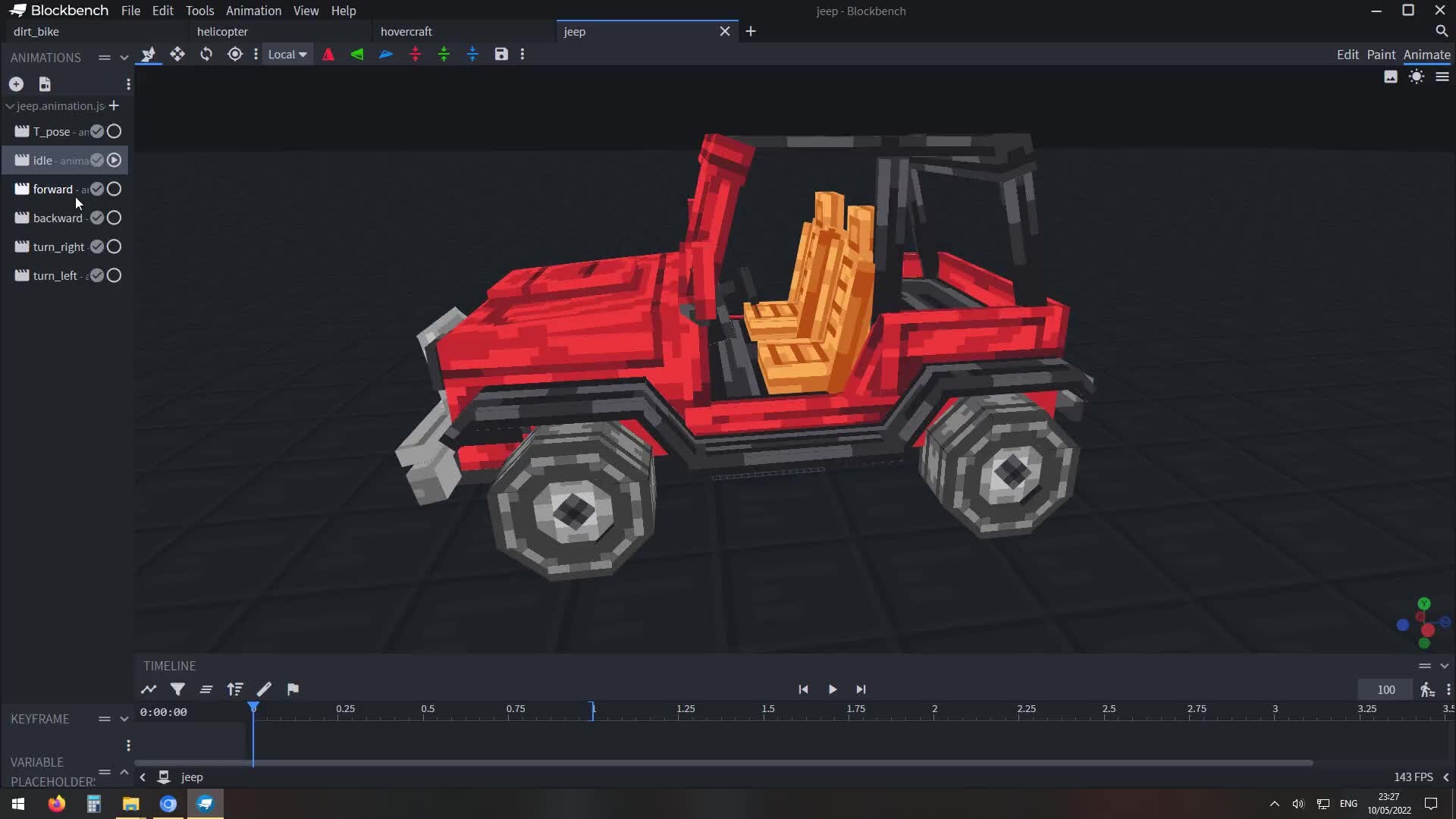 Artstation minecraft animations 3 jurassic park vehicles