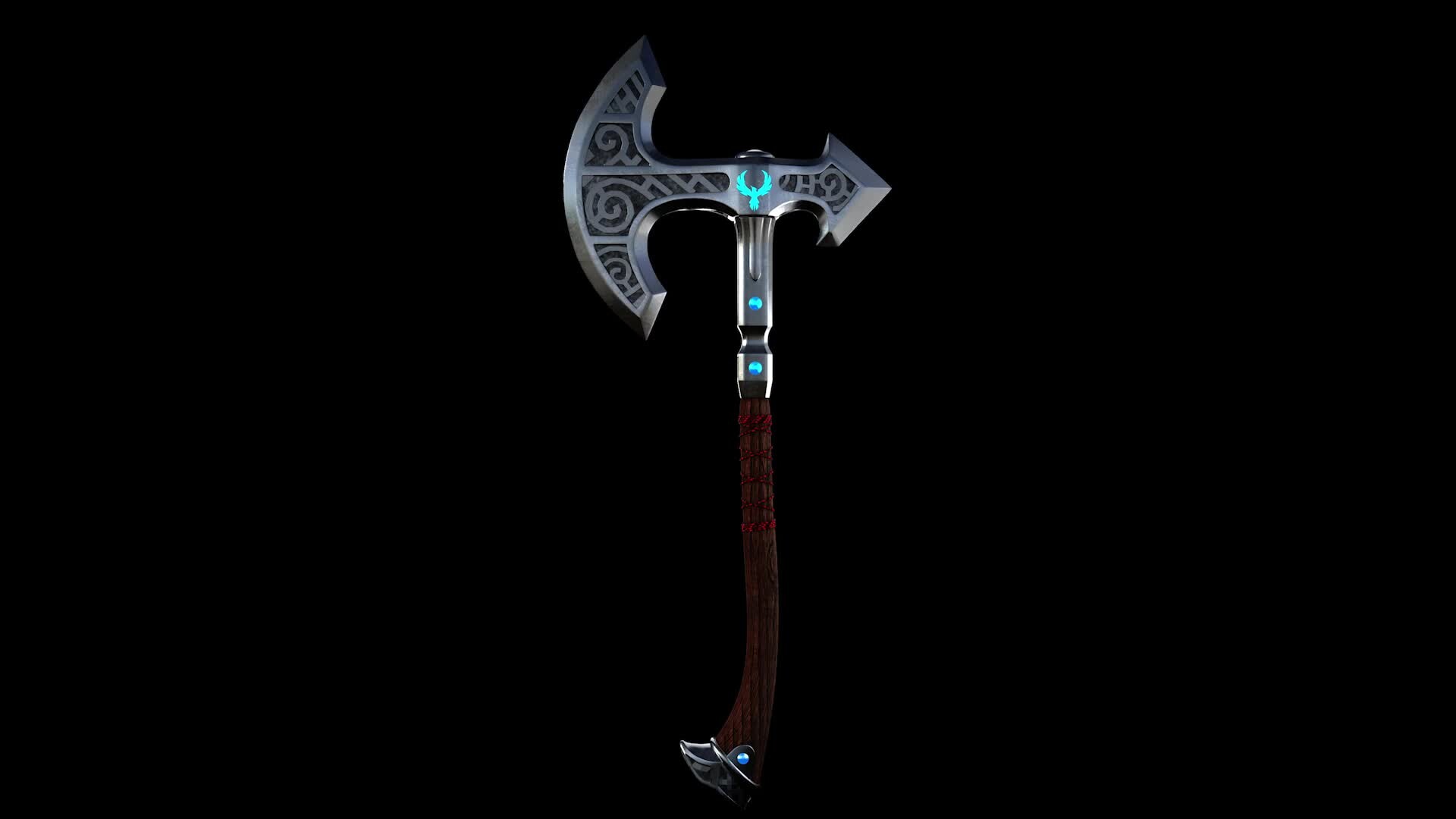 ArtStation Skyrim Steel War Axe   Sunil Kumar S Thumb 