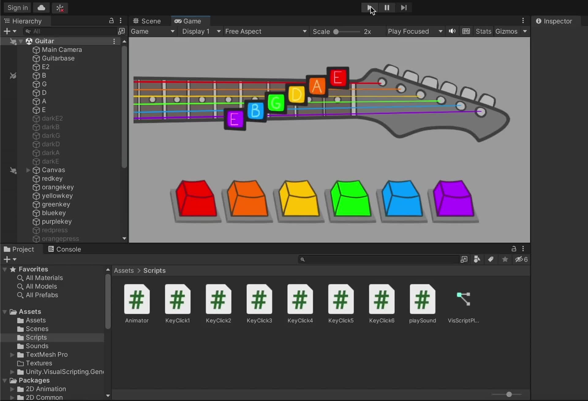 ArtStation - Unity Guitar Simulator