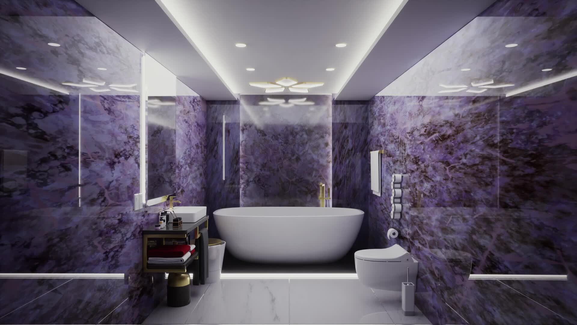 ArtStation - Luxury | Bathroom Design