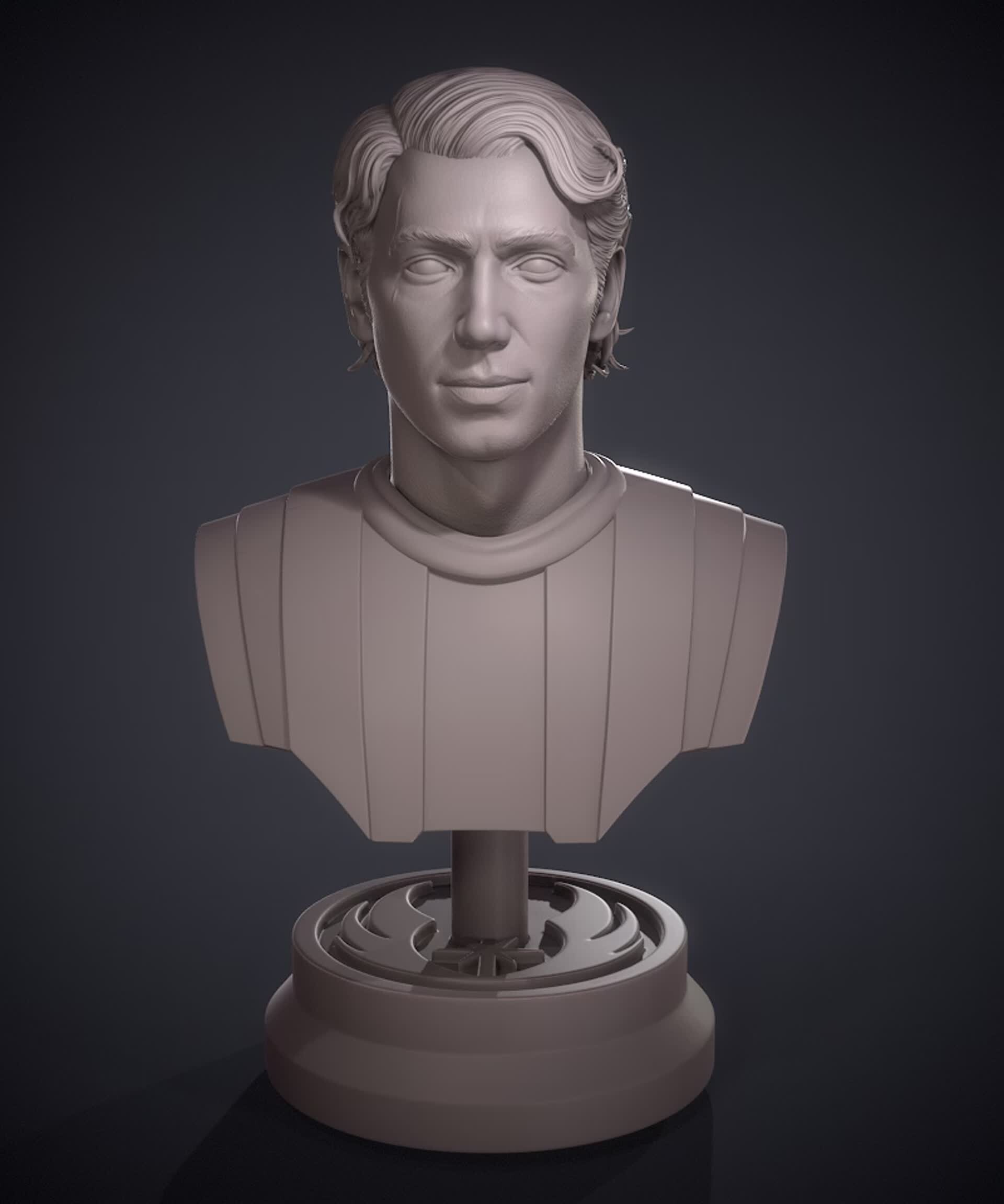 ArtStation - General Skywalker - 3D Print Bust