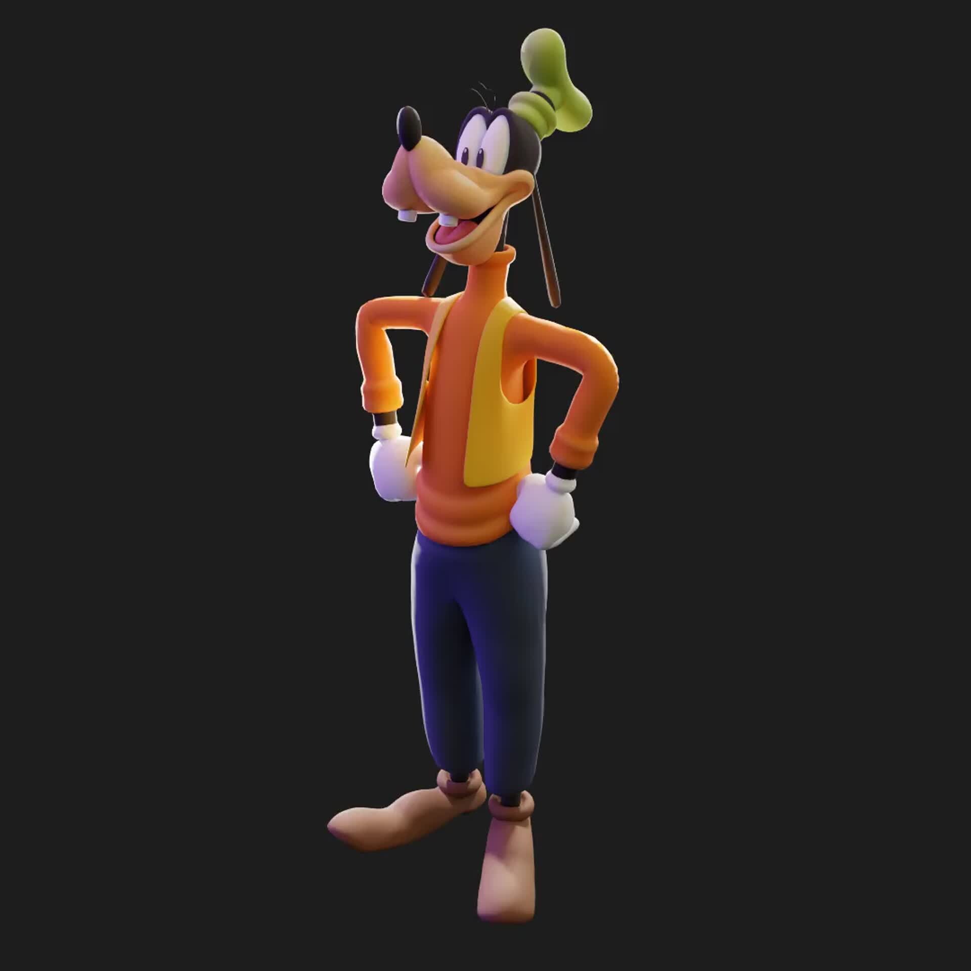 ArtStation - Goofy - Disney 3D Character