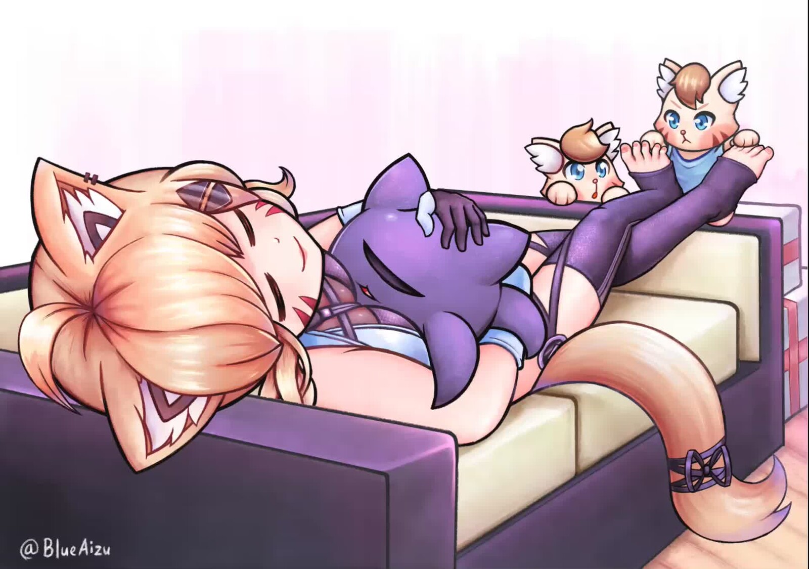 Sleepy SquChan (Animation)