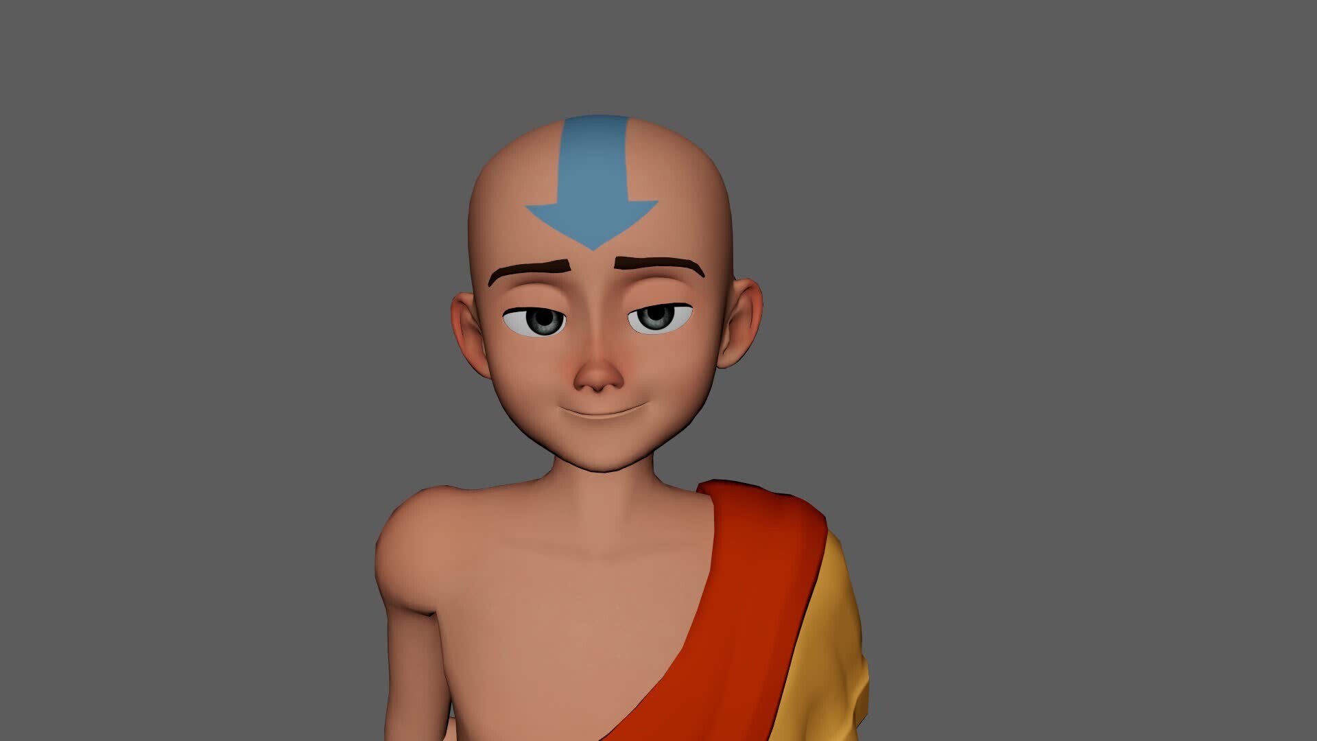 ArtStation - Aang facial expression work