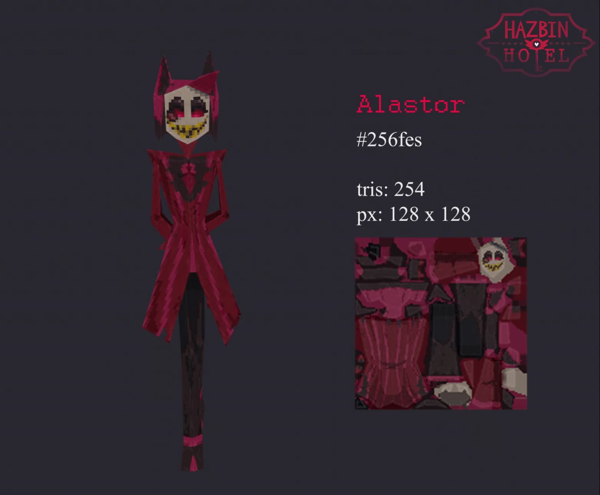 ArtStation - Alastor Hazbin Hotel - #256fes