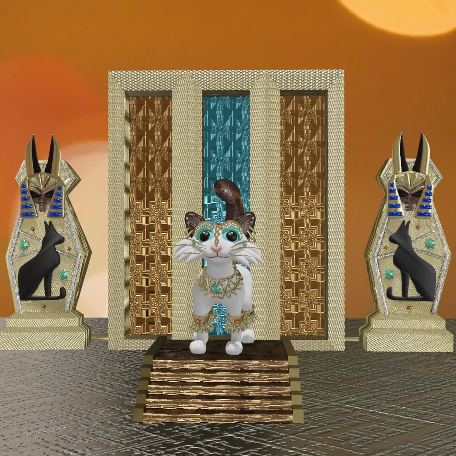 "CleoCatra" - Egyptian Cat