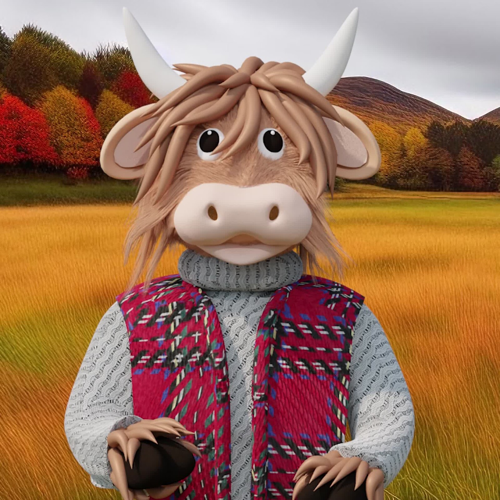 Mr Mucklecoo - Scottish Highland Cow