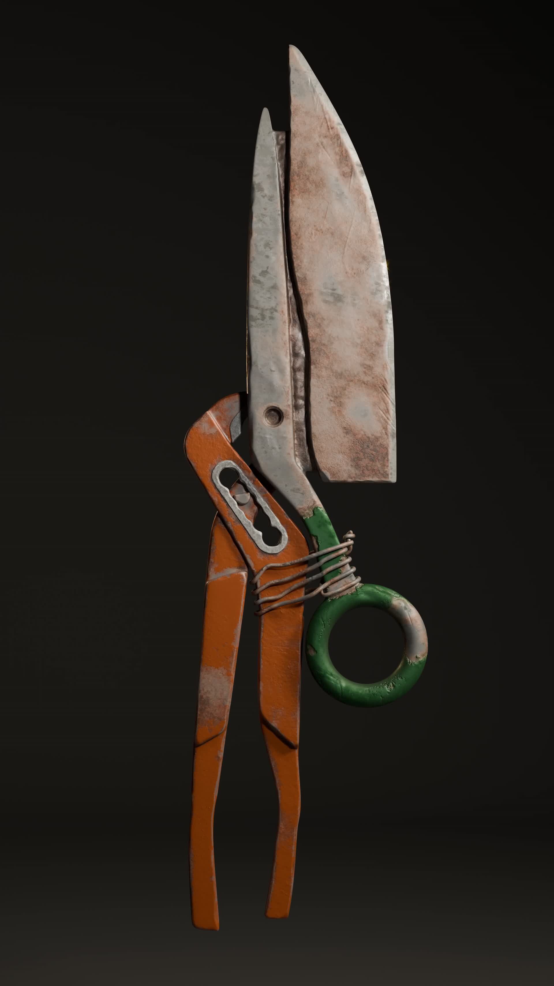 ArtStation - Post-apocalyptic knife