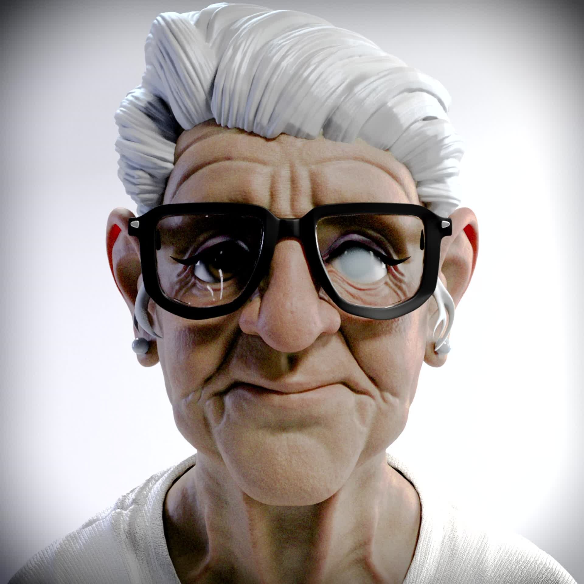 ArtStation - My grandmother 