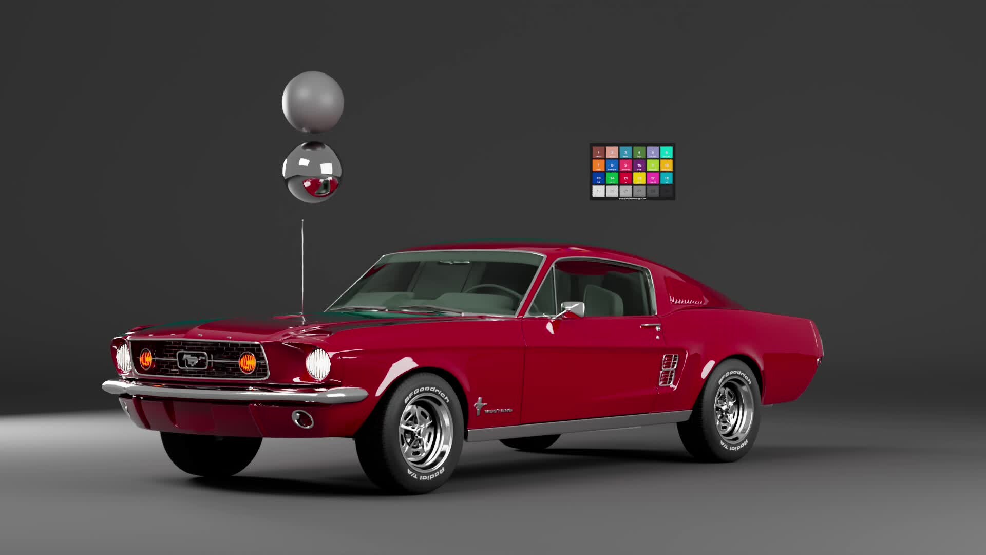 ArtStation - Vintage Mustang