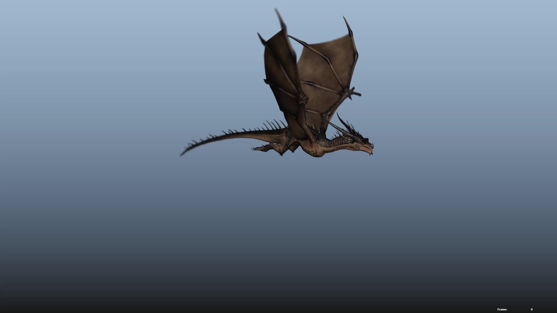 ArtStation - 3D Dragon Flying Animation