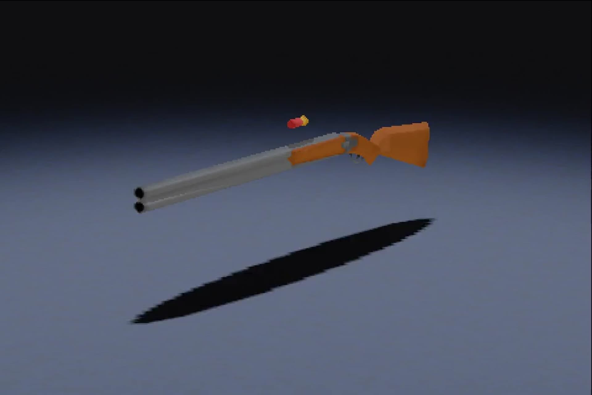 ArtStation - Over-Under Shotgun - Low-Poly Weapon Design