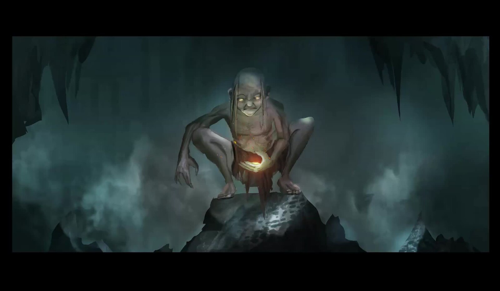 Gollum found it LOTR story