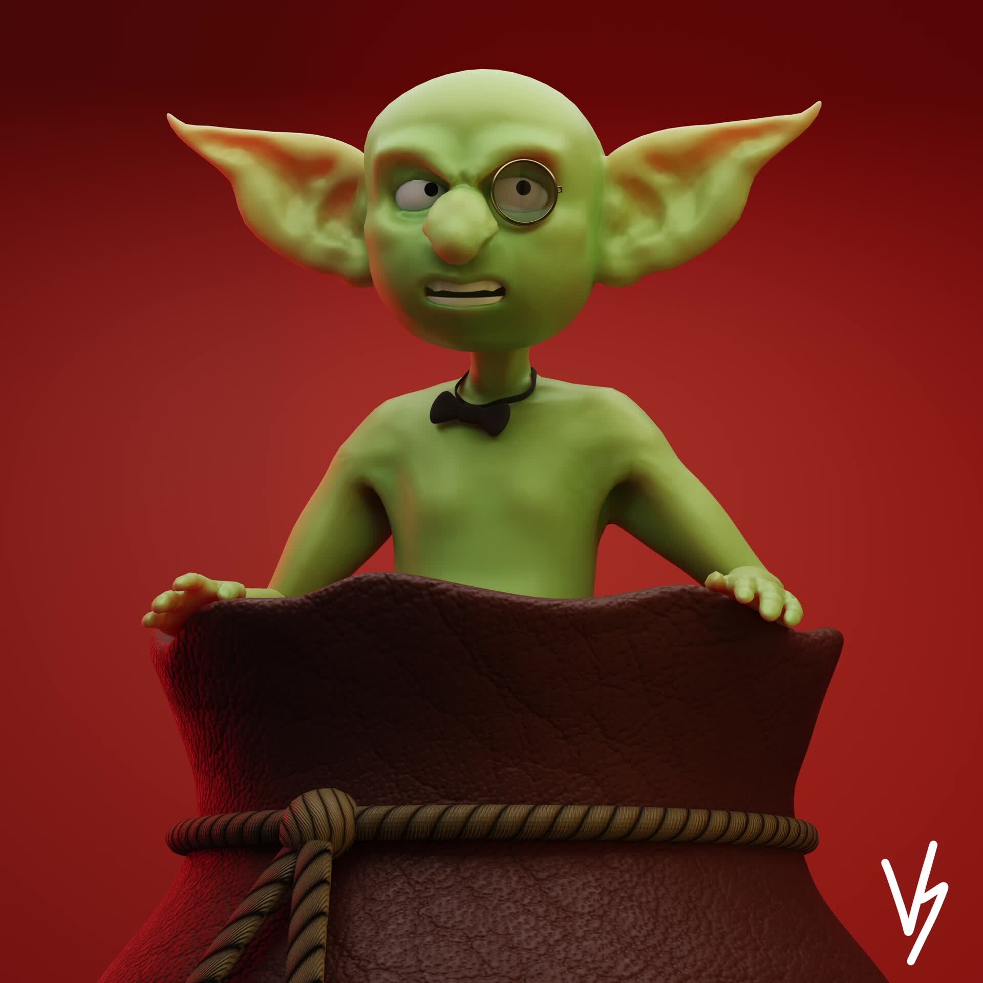 ArtStation - Greed, The Goblin Who Takes Your Money