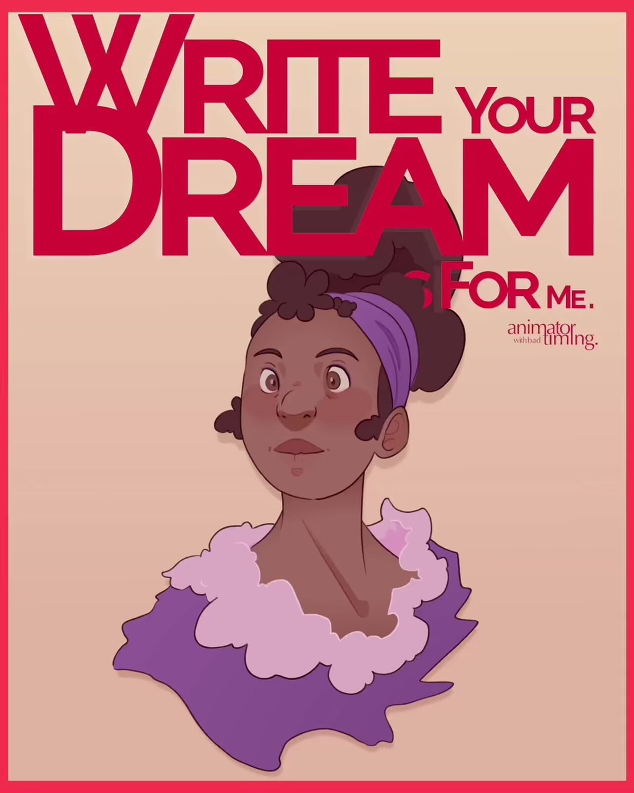 Anansi & Marva in Purple