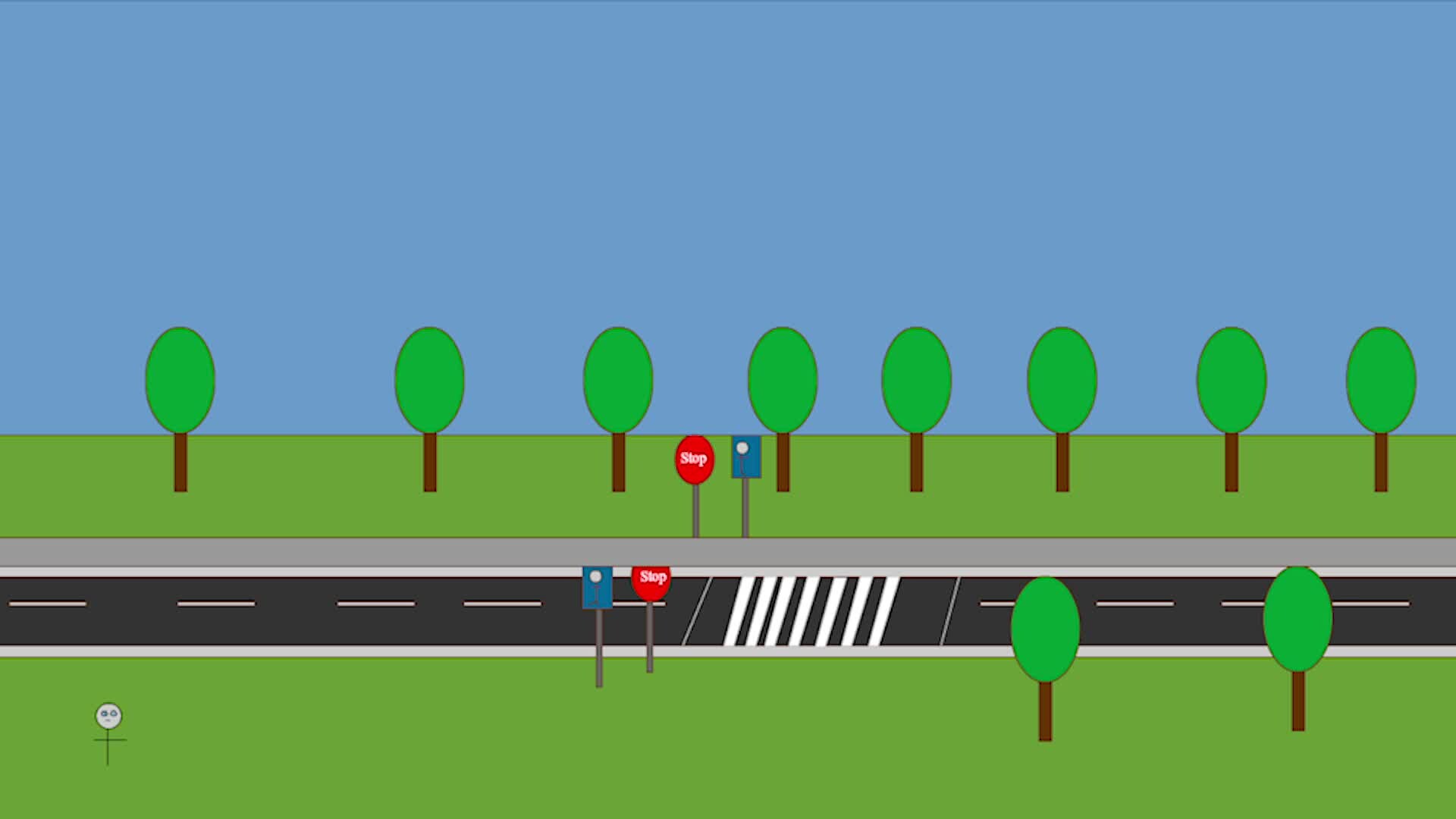 ArtStation - A funny video made in 5 minutes in a 2D editor. / Traffic ...
