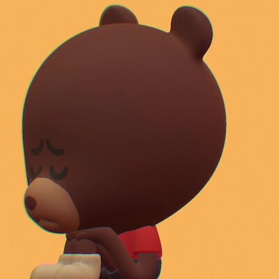 SaD Bear art toy