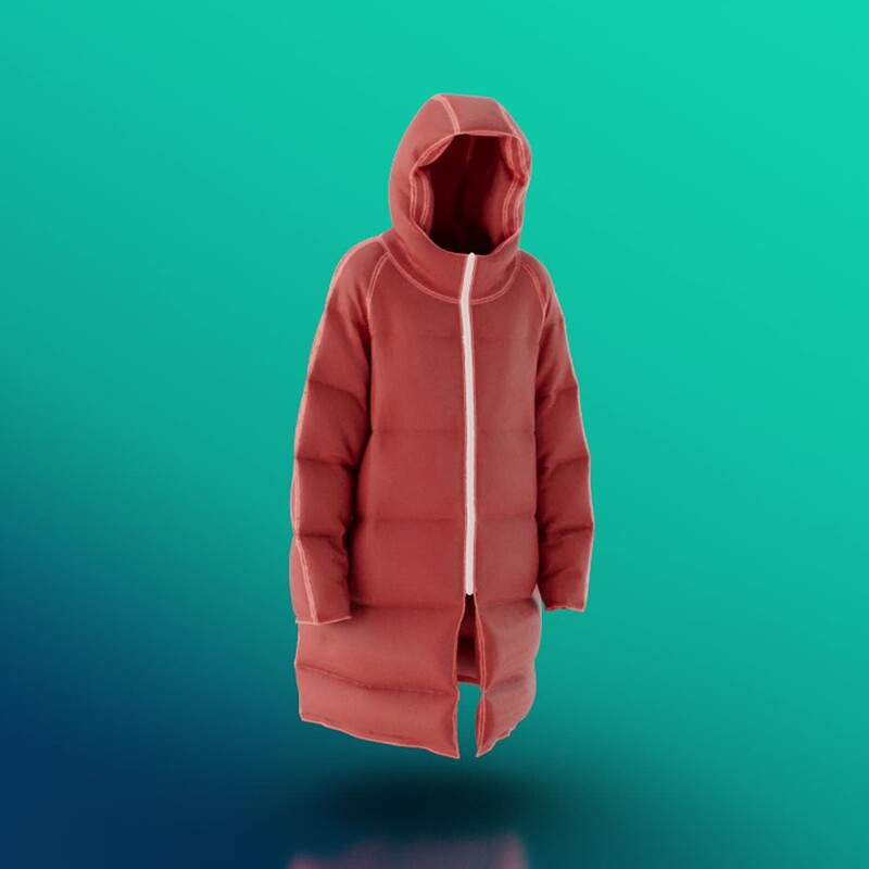 Puffer Study - Clo3D Model, C4D Animation