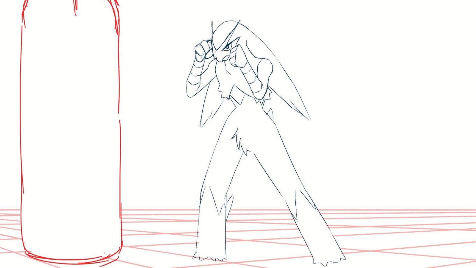 Blaziken-Punching Bag 