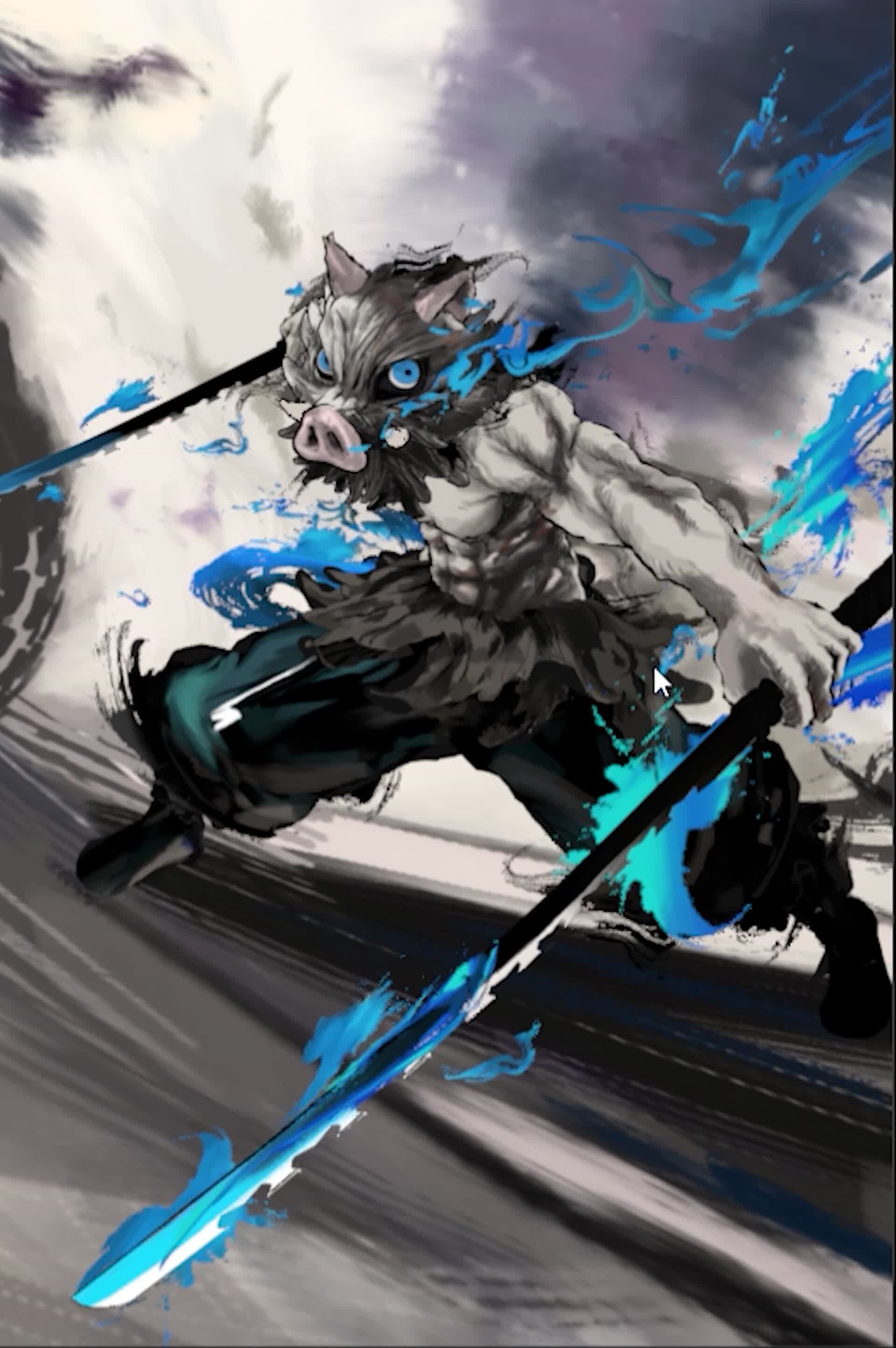 ArtStation - 嘴平伊之助