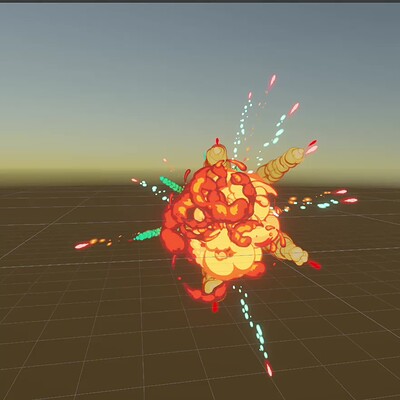Stylized Explosion