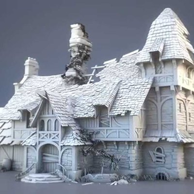 Ruined Building Model