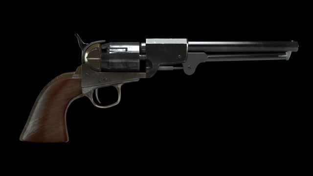 Clint Eastwood's Revolver High Poly