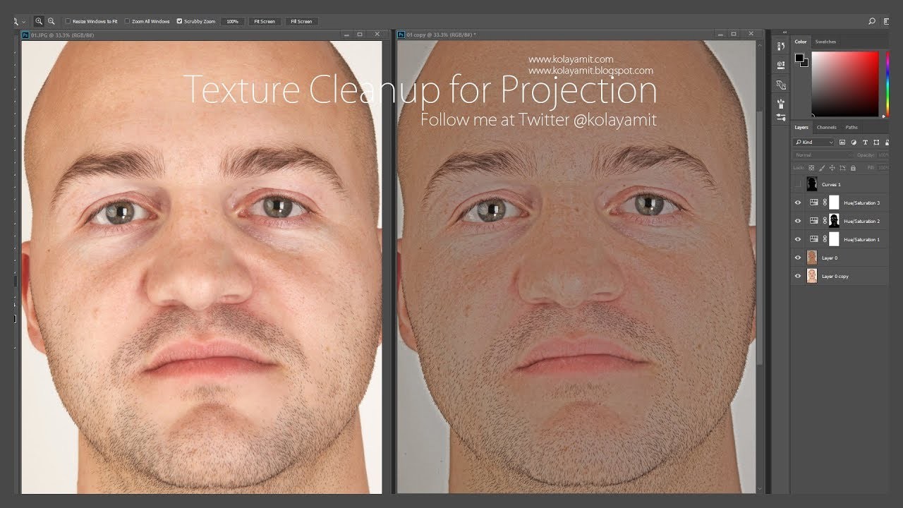 ArtStation Texture Cleanup for Projection