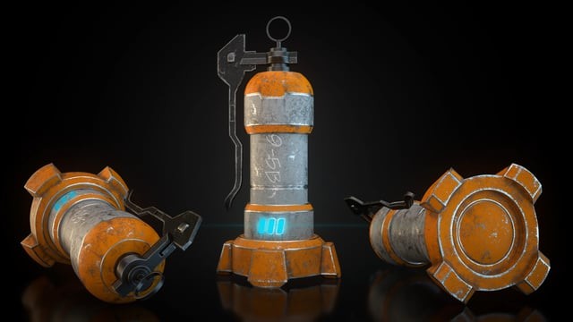 ArtStation - Sci-Fi Grenade