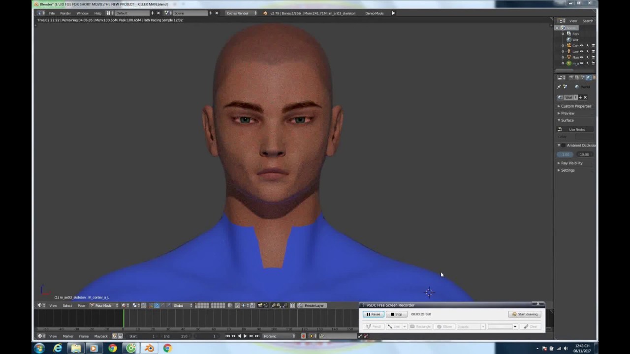 ArtStation - TEST RENDERING A MAN CREATED WITH MANUEL BASTIONI LAB With ...