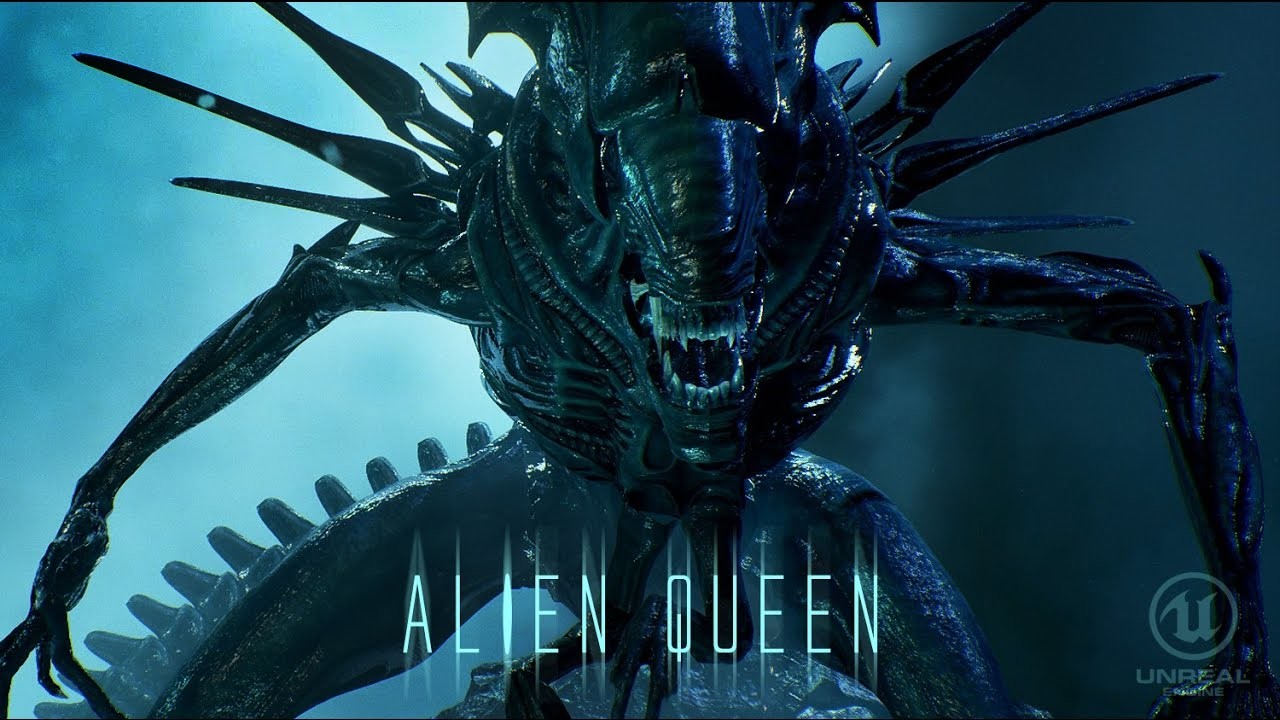 Alien Queen - Realtime on Unreal Engine 4 + BEHIND THE SCENES, FOX3D ENTERT...