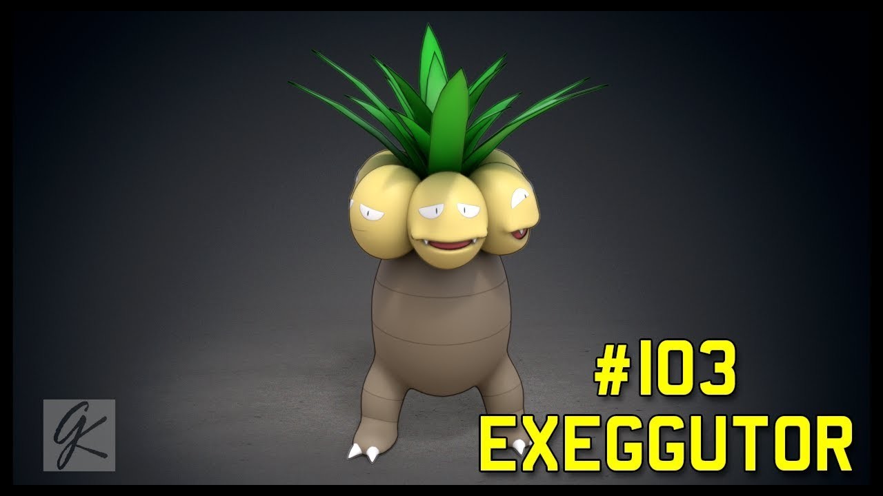 ArtStation - #103 Exeggutor