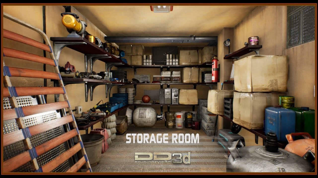 ArtStation - UE5 STORAGE ROOM