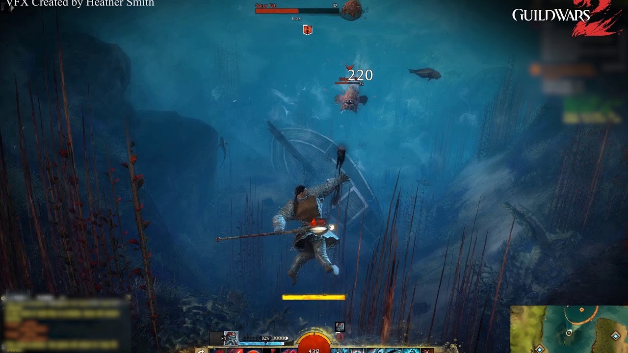 Guild Wars 2: Revenant Underwater Skills VFX