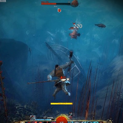 Guild Wars 2: Revenant Underwater Skills VFX