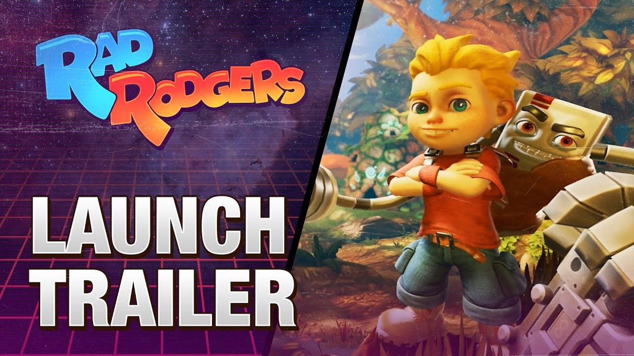 Launch trailer. Rad Rodgers: World one. Rad Rodgers.