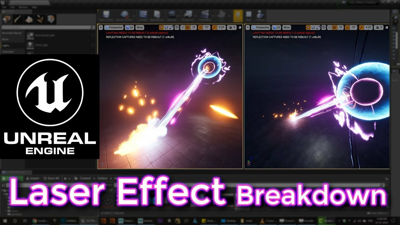 ArtStation - Unreal Engine Laser Effect Breakdown